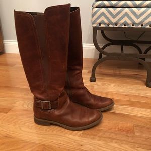 Timberland leather boots -size 7